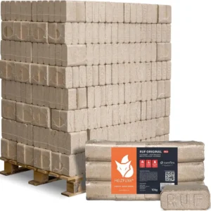 Heizfuxx RUF Original Red 10kg x 96 Gebinde 960kg Palette